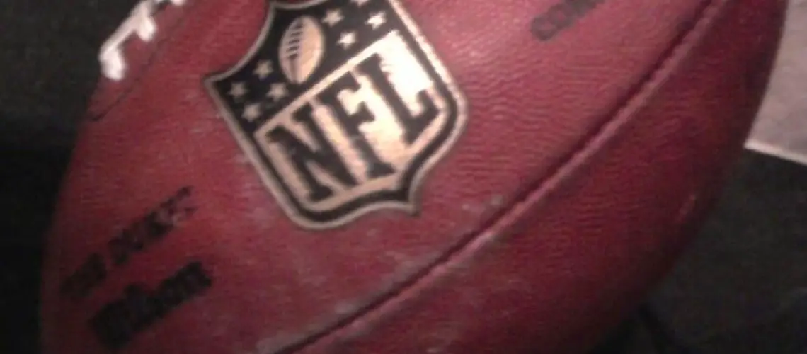 what are the laces on a football made of